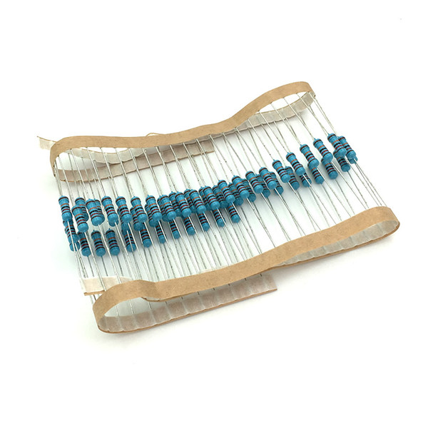 Wholesale- Free shipping 50pcs 1% 3.3K ohm 1/2W Metal film resistor
