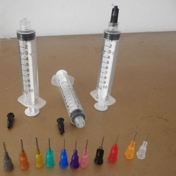 10cc/ML hand gluecraft Liquid Dispensing Glue syringe thick glue E6000 / water-based crystal rhinestone with mixed-size Needle