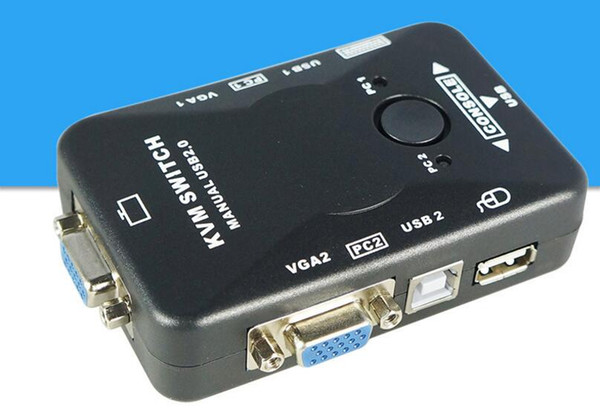 VGA USB KVM switch Host sharer Desktop switch box