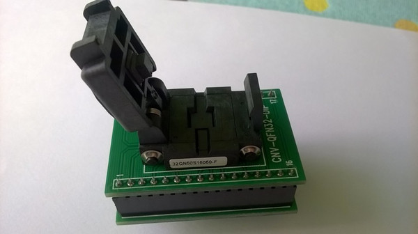 Imported IC QFN32 Burning Test Seat spacing: 0.5MM size: 5X5MM