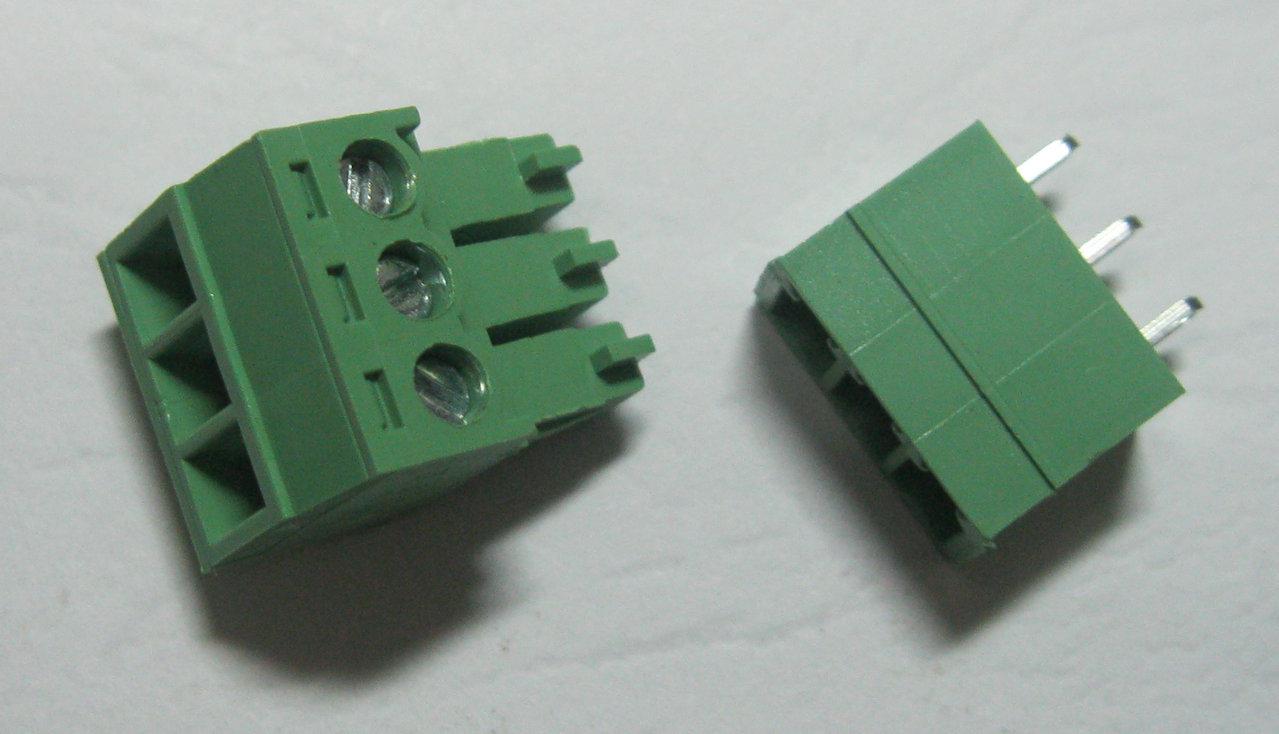 120 Pcs Green 3pin 3.81mm Screw Terminal Block Connector Pluggable Type High Quality HOT Sale