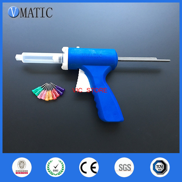 New 10ML manual syringe gun single liquid glue gun 10CC Common 1PCS + 10CC cones 1PCS+ Dispensing Tips