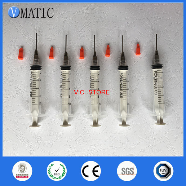 2016 The new style Liquid Dispenser Solder Paste Adhesive Glue Syringe + 5pcs 1'' 16g dispensing needle + 5pcs syringes with cap