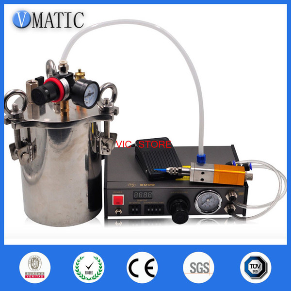 Automatic dispenser &Thimble style dispensing valve & 1L stainless steel pressure tank liquid dispensing equipment