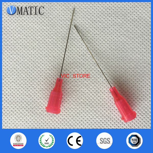 HOT Sale 100PCS Dispensing Needle Tip 25G 1'' Length for Liquid Dispenser Adhesive Glue Syringe Free Shipping