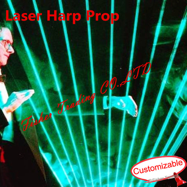 Real life room escape laser harp prop, play the harp to open the door, mysterious harp to escape, escape the room prop