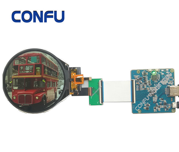 Confu HDMI to MIPI Driver Board with 3.4 round circular 800*800 lcd Panel industrial smart home Raspberry Pi DIY China