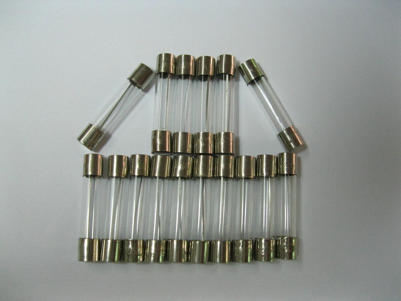 Glass Fuses 6A 8A 10A 15A 20A 250V 6mm x 30mm Fast Blow 100 Pcs Per Lot