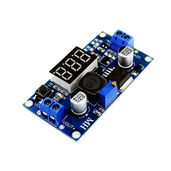 New Power Supply LED Display Voltage Regulator Voltmeter Voltage Regulator 4.0~40 To 1.3-37V Step-Down Converter Power Module