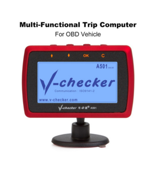 V-checker A501 Trip Computer OBD II Scanner Car Engine Fault Code Reader CAN Diagnostic Scan Tool