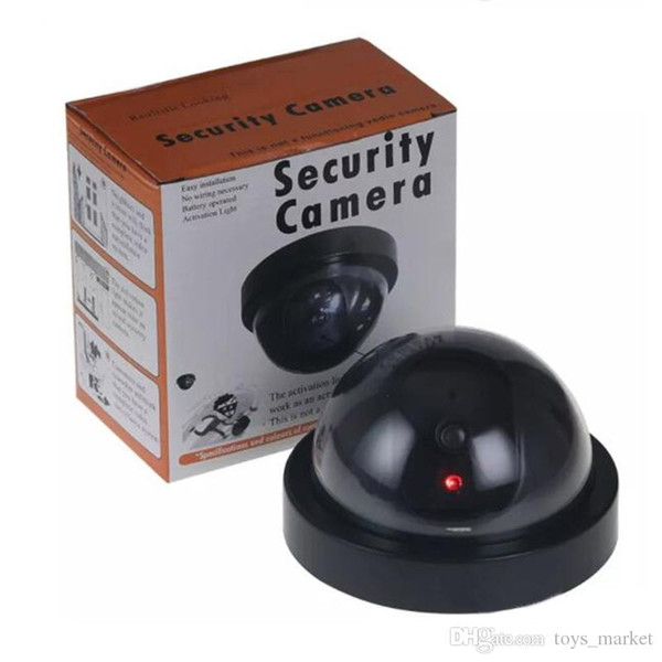 Surveillance Security Camera With LED Sensor Light Dummy Dome Fake Cameras For Indoor Outdoor Security Surveillance Protection Free DHL