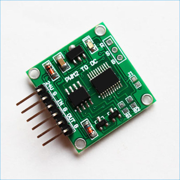 PWM to DC Voltage Converter Module PWM to 0-5V 0-10V Converter Circuit Board PWM to Analog Linear Conversion Converter Small Size