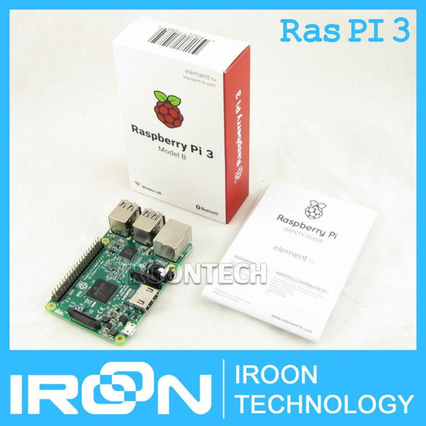 Element14 Version: 2018 New Raspberry Pi 3 Model B Board 1GB LPDDR2 BCM2837 Quad-Core Ras PI3 B,PI 3B,PI 3 B with WiFi&Bluetooth