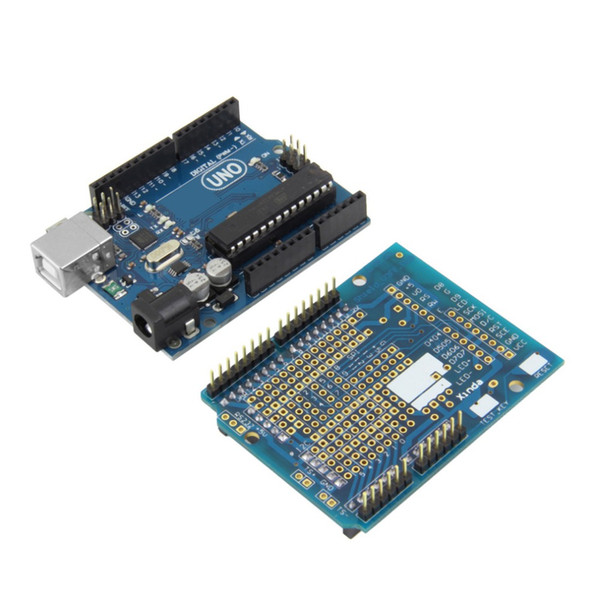 uduino uno r3 starter advanced kit with breadboard sensor motor jumper wires for Brand New