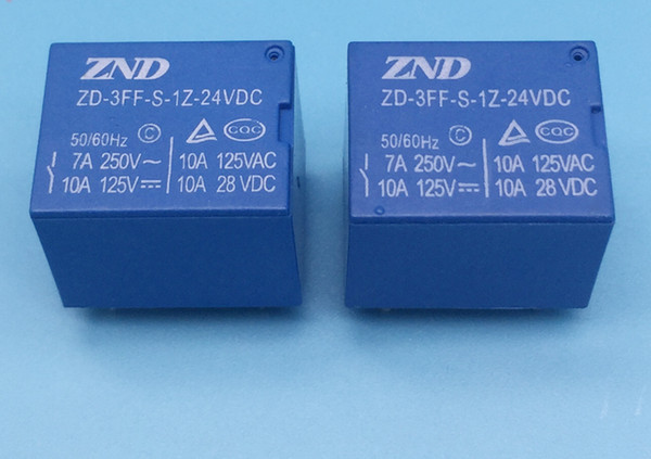 ZND Relay ZD-3FF-S-1Z-24VDC 5-pin conversion JQC-3FF-24VDC-1ZS T73