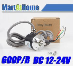 Free Shipping New 600P/R Incremental Rotary Encoder 6mm Shaft DC 5-24V SM548 @CF