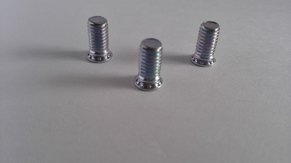 50pcs Round head pressure riveting screw Blue white zinc cash commodity FHS-M3-M8 mass stock can customize