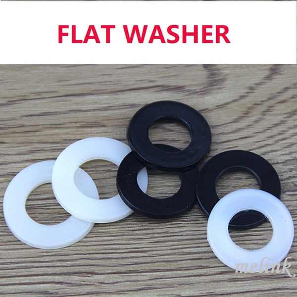 Plain washer Polyamide PA66 Nylon Gasket Flat washer Ring Free shipping Wholesale