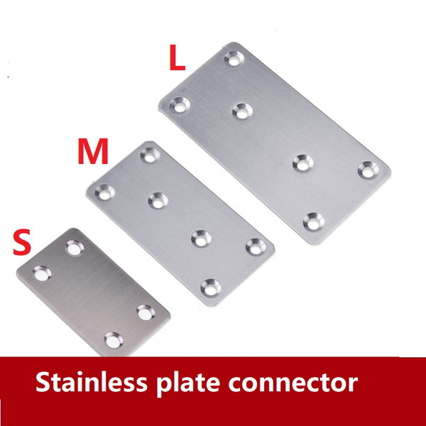 Stainless steel furniture connector Plate Shelf bracket connecting brackets Metal Cabinet Brace