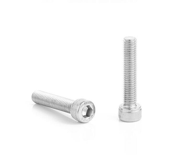 High Quality 100pcs M4 M5 DIN912 304 Stainless Steel Hexagon Socket Head Cap Screws Hex Socket Bicycle Bolts HW003