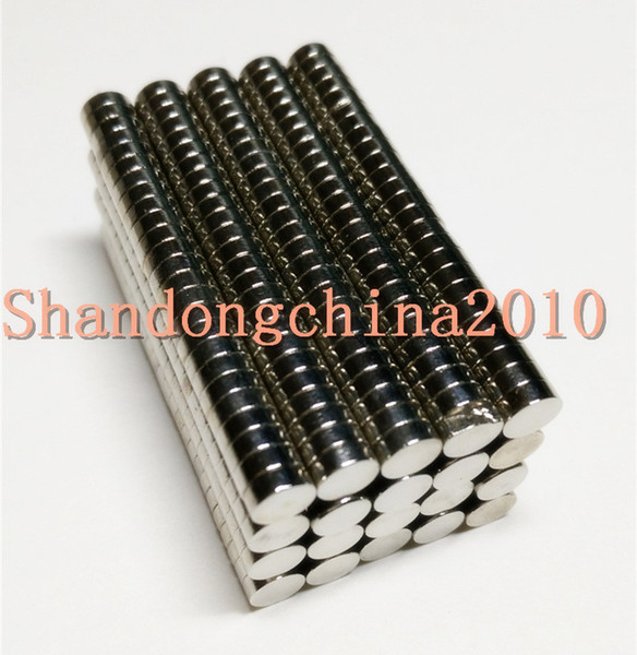 Wholesale - In Stock 1000pcs Strong Round NdFeB Magnets Dia 5x2mm N35 Rare Earth Neodymium Permanent Craft/DIY Magnet Free shipping