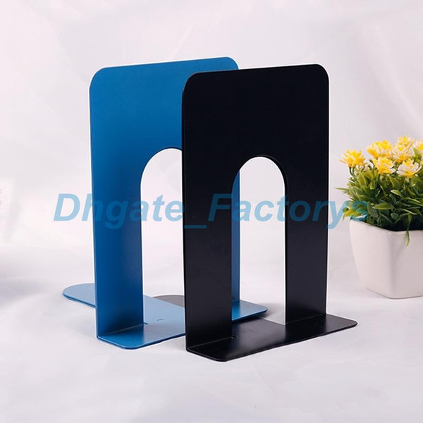 Durable Heavy Duty Metal Book End Shelf Bookend Holder Office School Supplies Stationery Student Good Helper Hot Sell JF-846