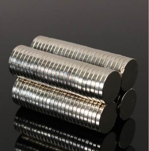 50 pcs Dia. 8mm x 1.5mm Strong Round Rare Earth Neodymium Magnet Art Craft Fridge Magnets