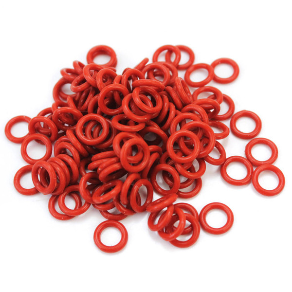 120Pcs Rubber O-Ring Switch Dampeners Dark Red For Cherry MX Keyboard Dampers Keycap O Ring Replace Part