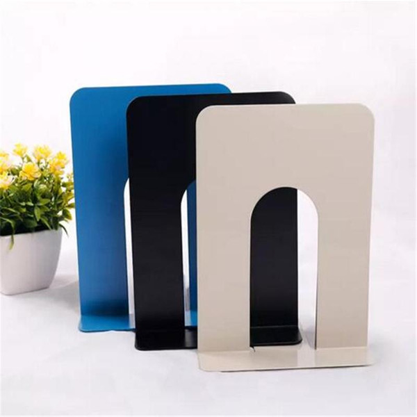 Durable Heavy Duty Metal Book End Shelf Bookend Holder Office School Supplies Stationery Student Good Helper Hot Sell GBN-058