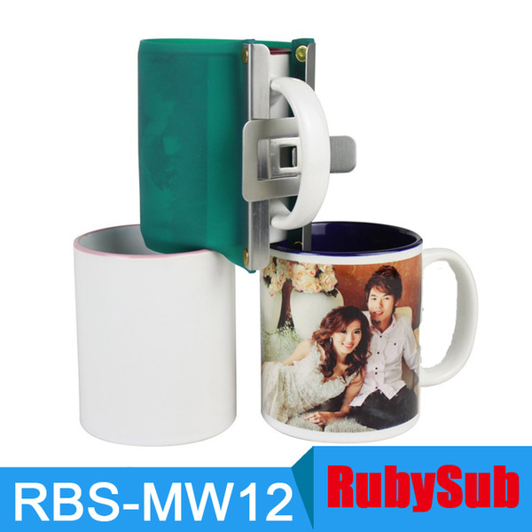 20PCS/LOT 11oz 3D Sublimation Vacuum Machine Silicone Mug Wraps Rubber Mug Clamps Cup Wraps Fixture for 3D Sublimation Mug Print