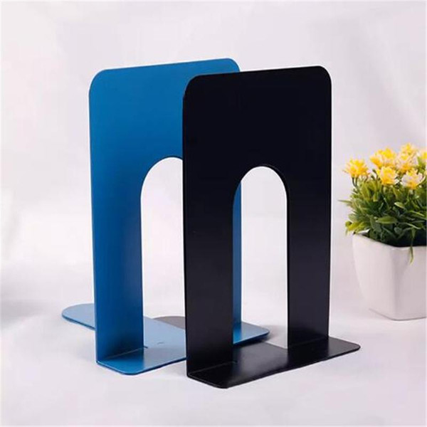 Durable Heavy Duty Metal Book End Shelf Bookend Holder Office School Supplies Stationery Student Good Helper Hot Sell