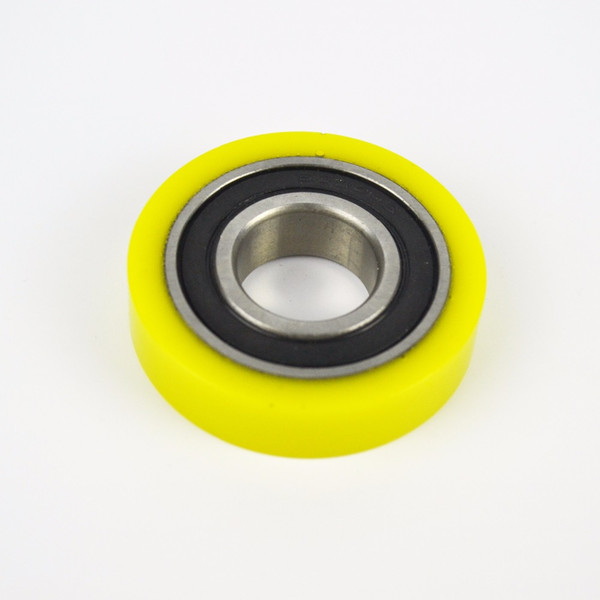 high quality single row polyurethane rubber coated deep groove ball bearing 6006 for suitcase wheel