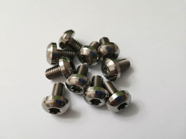 ISO14583 Grade 5 titanium Button torx head Screws M6X10