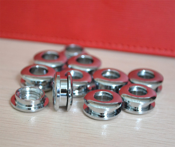 10 pieces Grommets brass gas hole screw Threaded connection eyelet DIY bag belt part hardware handmade buckle hole