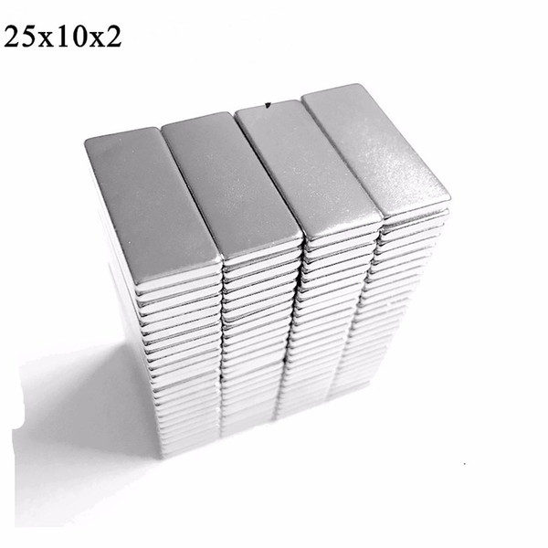 Hot Sale 10pcs Square Super Strong Cuboid Block Neodymium Magnet Rare Earth N35 30 x 10 x 2 mm