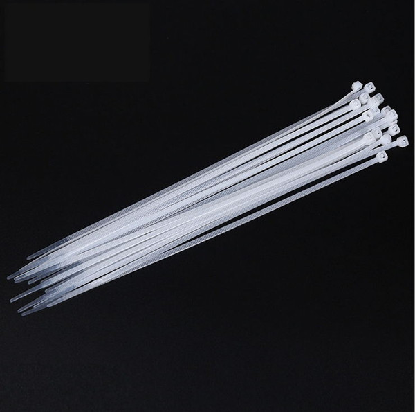 5*400mm Self-Locking Nylon Cable Ties 250Pcs/Pack Cable Zip Tie Loop Ties For Wires Tidy White Black