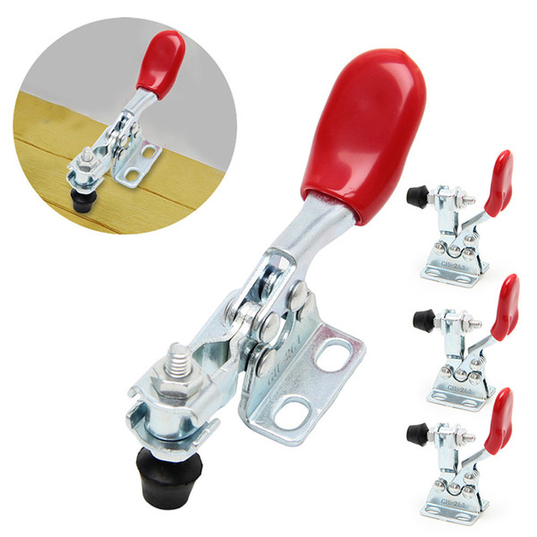 Metal Horizontal Quick Release Hand Tool Toggle Clamp For Fixing Workpiece 4Pcs/Set