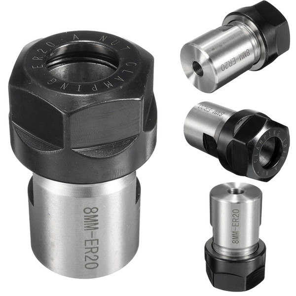 High Quality Motor shaft ER20 Collet Chuck ER20 A 8mm Extension Rod Holder tool holder CNC Milling ER20A-8mm