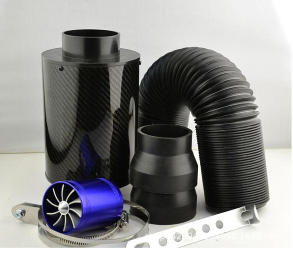 High Quality KRICNG Cold Feed Induction Kit & Carbon Fibre Air Filter Box with fan