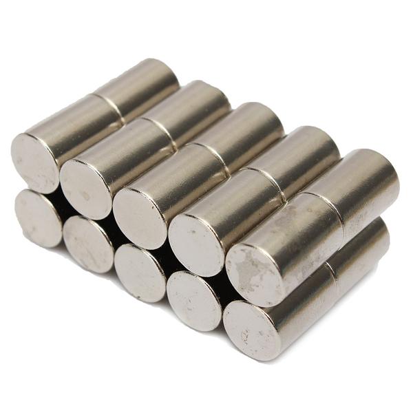 20pcs N50 10mmx15mm Super Strong Round Rare Earth Neodymium Magnets