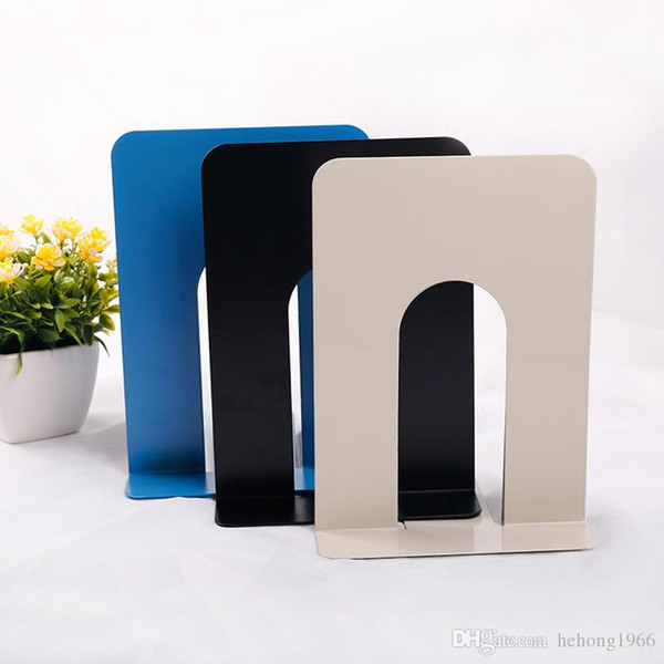 Durable Heavy Duty Metal Book End Shelf Bookend Holder Office School Supplies Stationery Student Good Helper Hot Sell 2 8sl J R