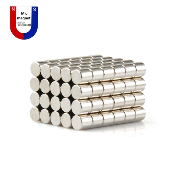 200pcs Hot sale small disc 4x4 4*4mm permanent magnet D4x4mm rare earth magnet 4mm x 4mm 4*4 neodymium magnet NdFeb 4x4mm free shipping