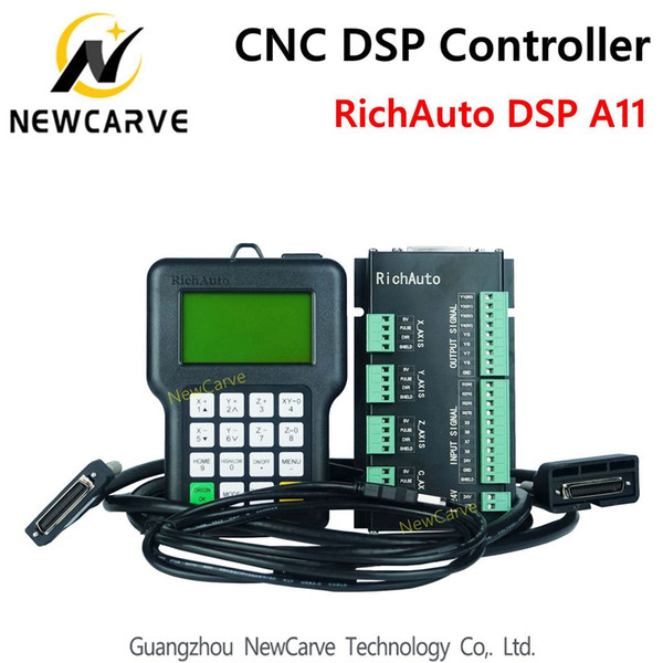 RichAuto DSP A11 CNC controller A11S A11E 3 axis Controller remote For CNC Router NewCarve CNC DSP Controller