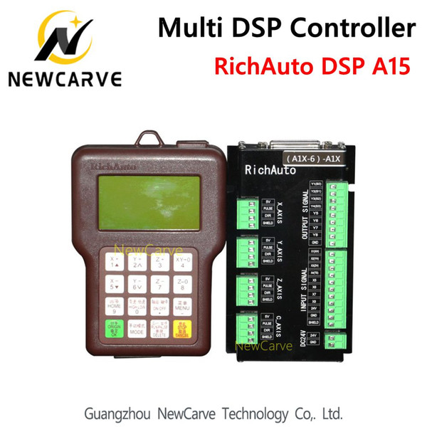 RichAuto DSP A15 Multi-Spindle Motion Control System-DSP A15 3 axis control use for cnc router NewCarve Controller