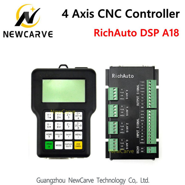 RichAuto DSP A18 4 axis CNC controller A18S A18E USB linkage motion control system for cnc router cnc engraver NewCarve Controller