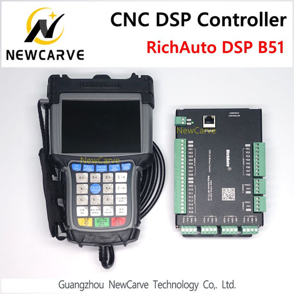 RichAuto DSP B51 CNC controller B51S B51E 3 axis controller for cnc router replace DSP A51 upgrade version NewCarve Controller