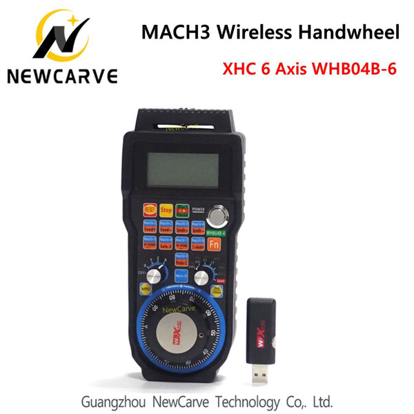 XHC 6 Axis MACH3 Wireless Handwheel CNC MPG Handwheel Manual USB Receiver 40 meters transmission distance WHB04B WHB04B-6 NewCarve