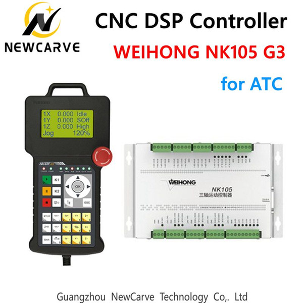 WEIHONG NK105 G3 DSP controlle for ATC 3 axis nc studio motion control system for cnc router