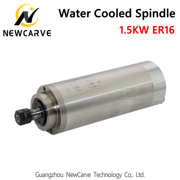 cnc spindle motor 1.5KW 220V 380V water cooled spindle ER16 with 80MM diameter NewCarve Spindle