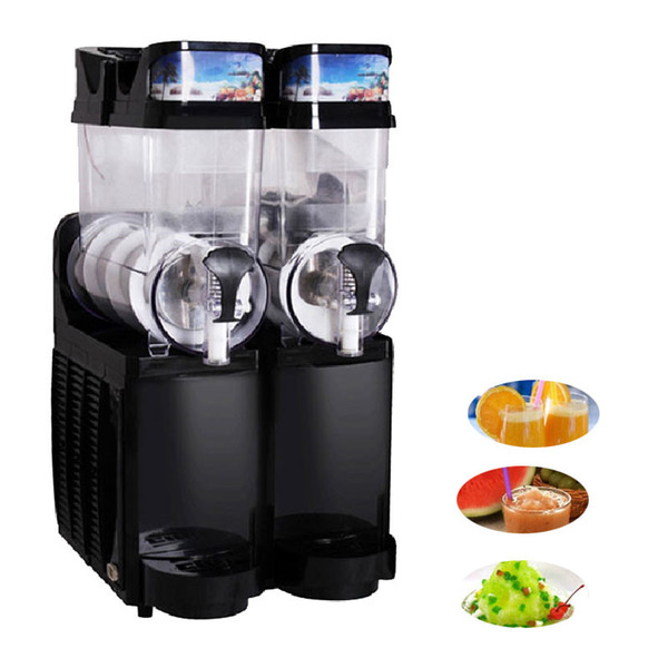 Beijamei Factory price two cylinder slush machine commercial industrial snow melting machine 110v 220v cold drink machine